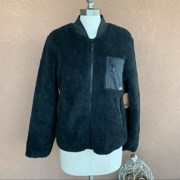 Vans Mist Fog Sherpa Bomber Jacket - Picture 2 of 15